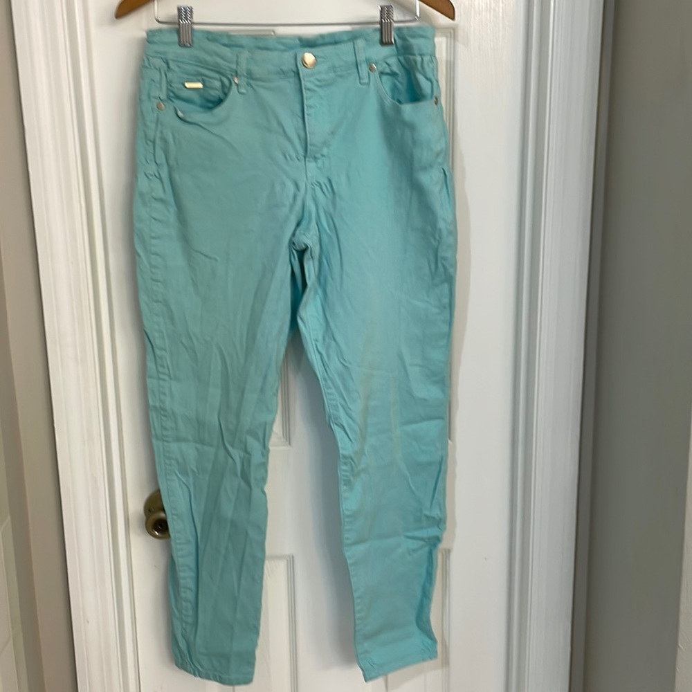 Nine West Teal Colored Jeans Sz 12